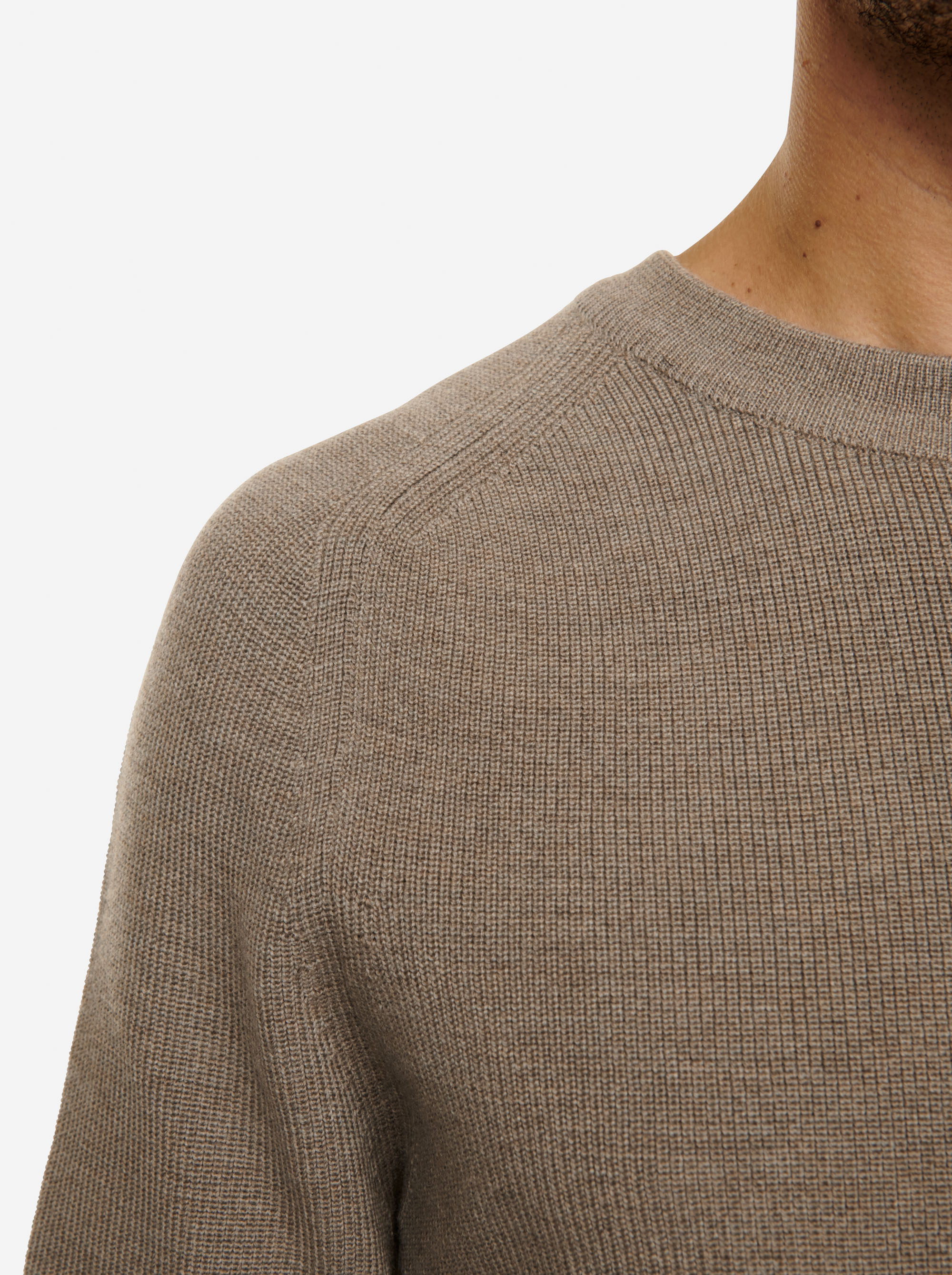 Teym - Crewneck - The Merino Sweater - Men - Warm - Grey - 5