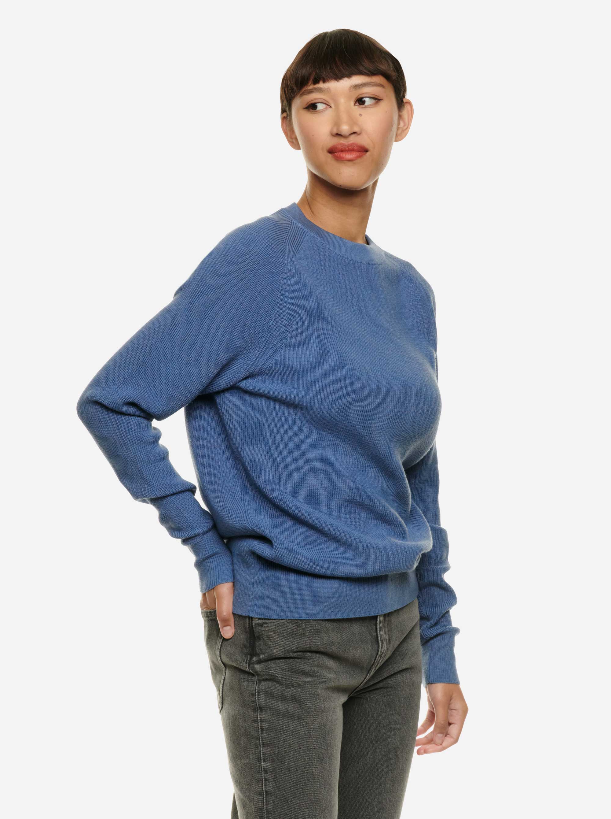 Teym - Crewneck - The Merino Sweater - Women - Sky blue - 2