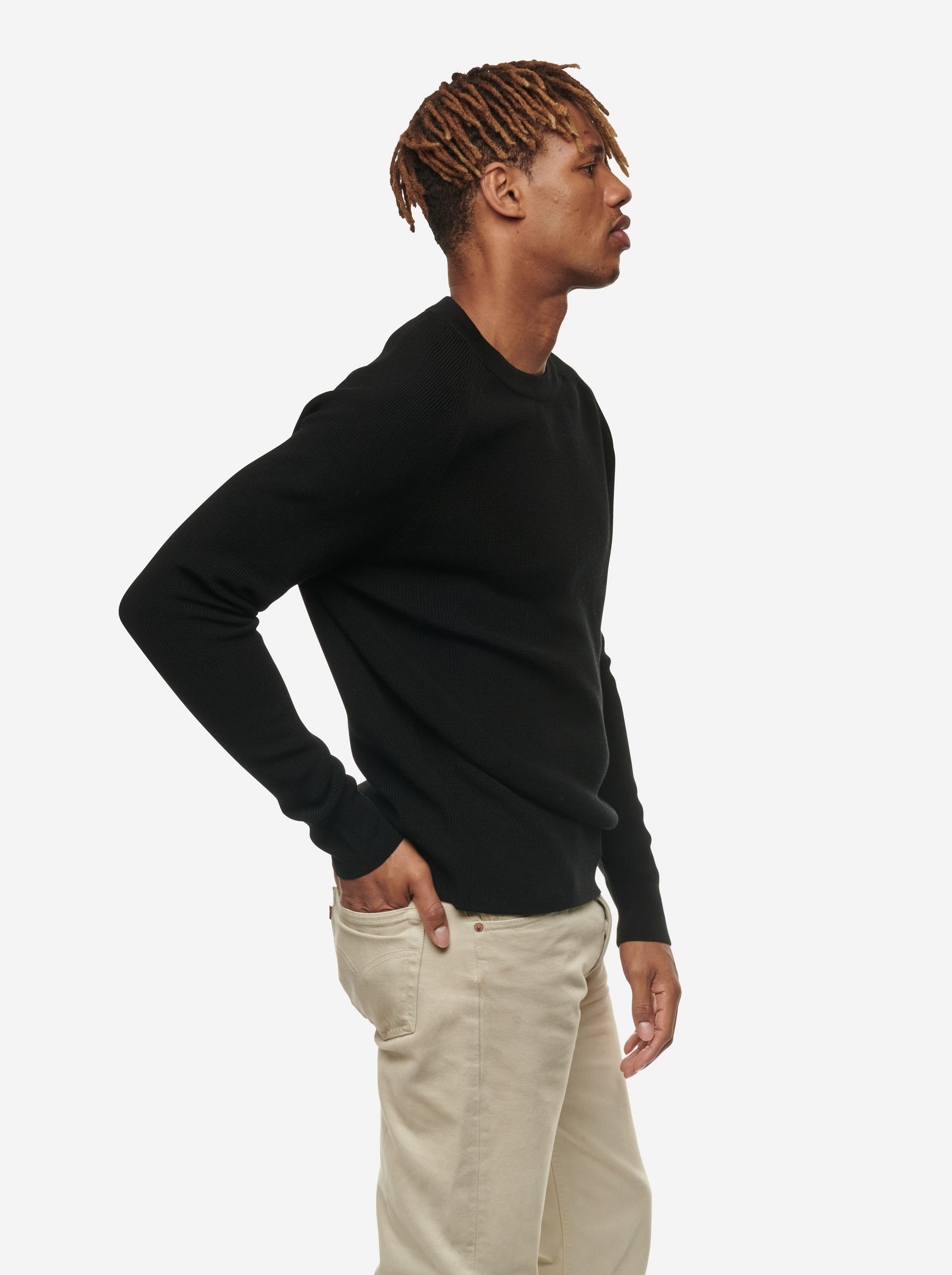 Teym - The Merino Sweater - Men - Black - 8