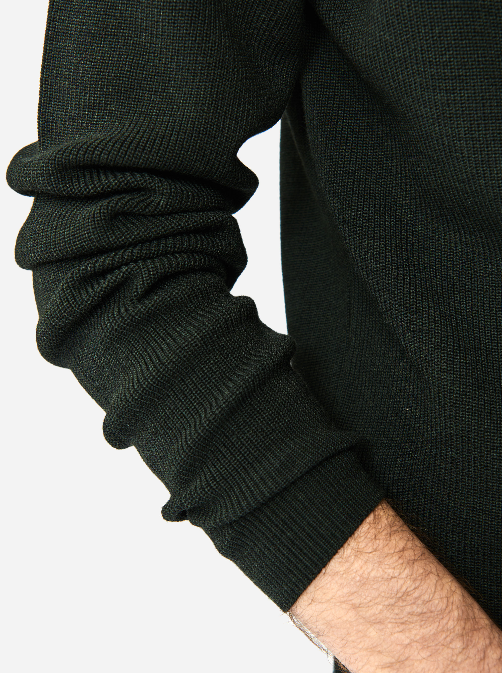 Teym - The Merino Sweater - Men - Green - 2