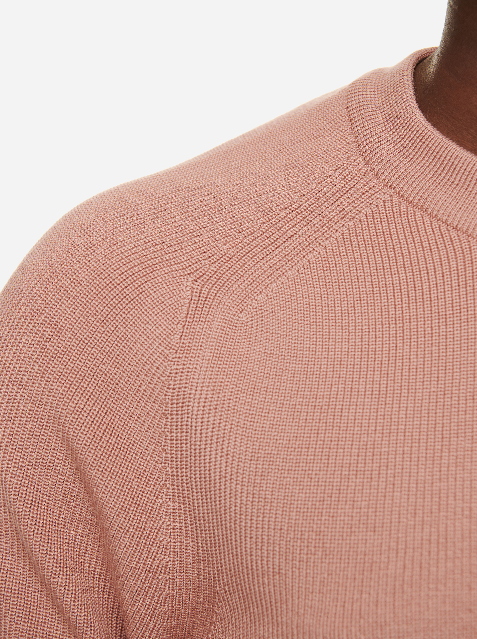 Teym - The Merino Sweater - Men - Pink - 3
