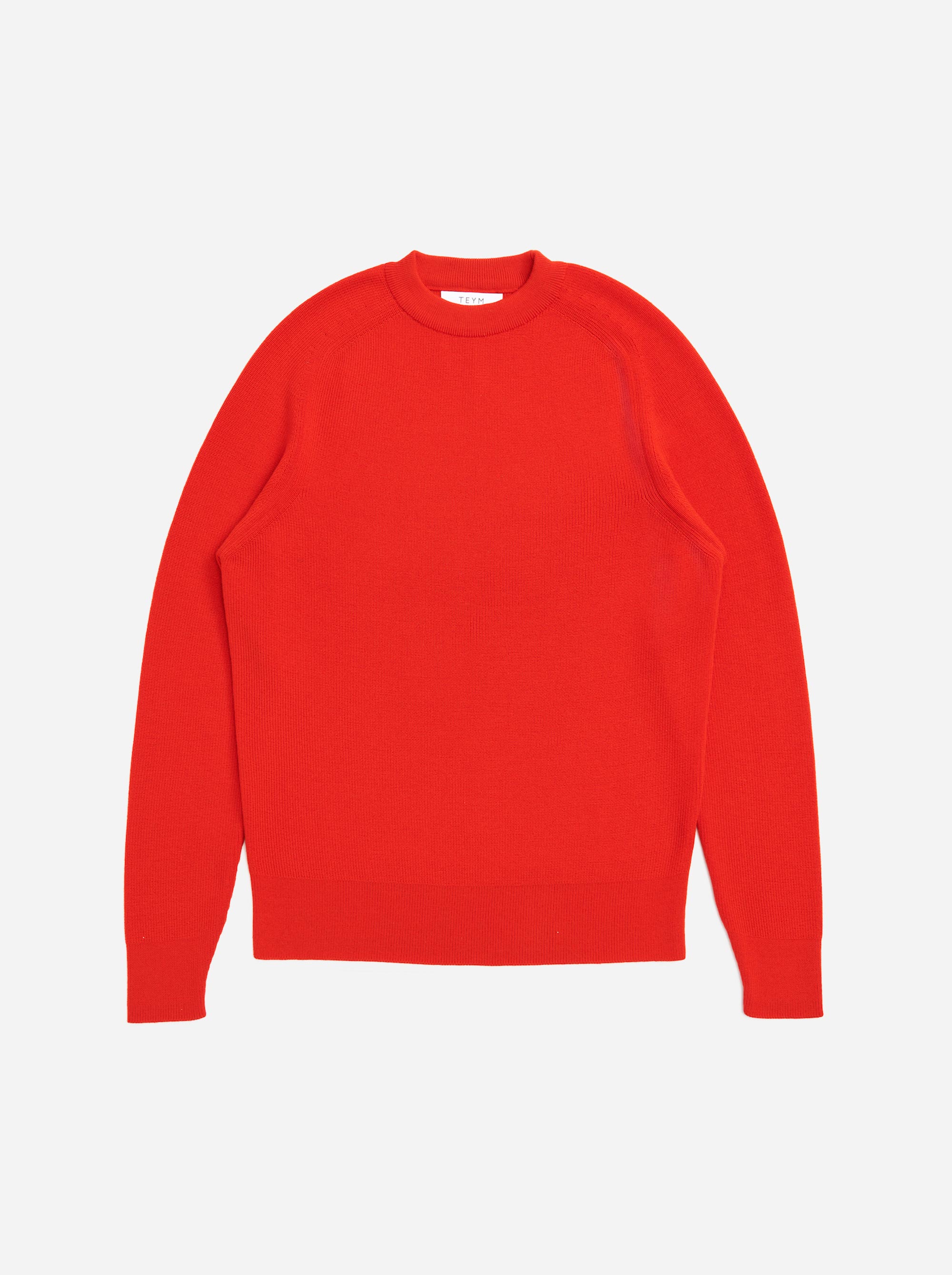 Teym - The Merino Sweater - Men - Red - 5