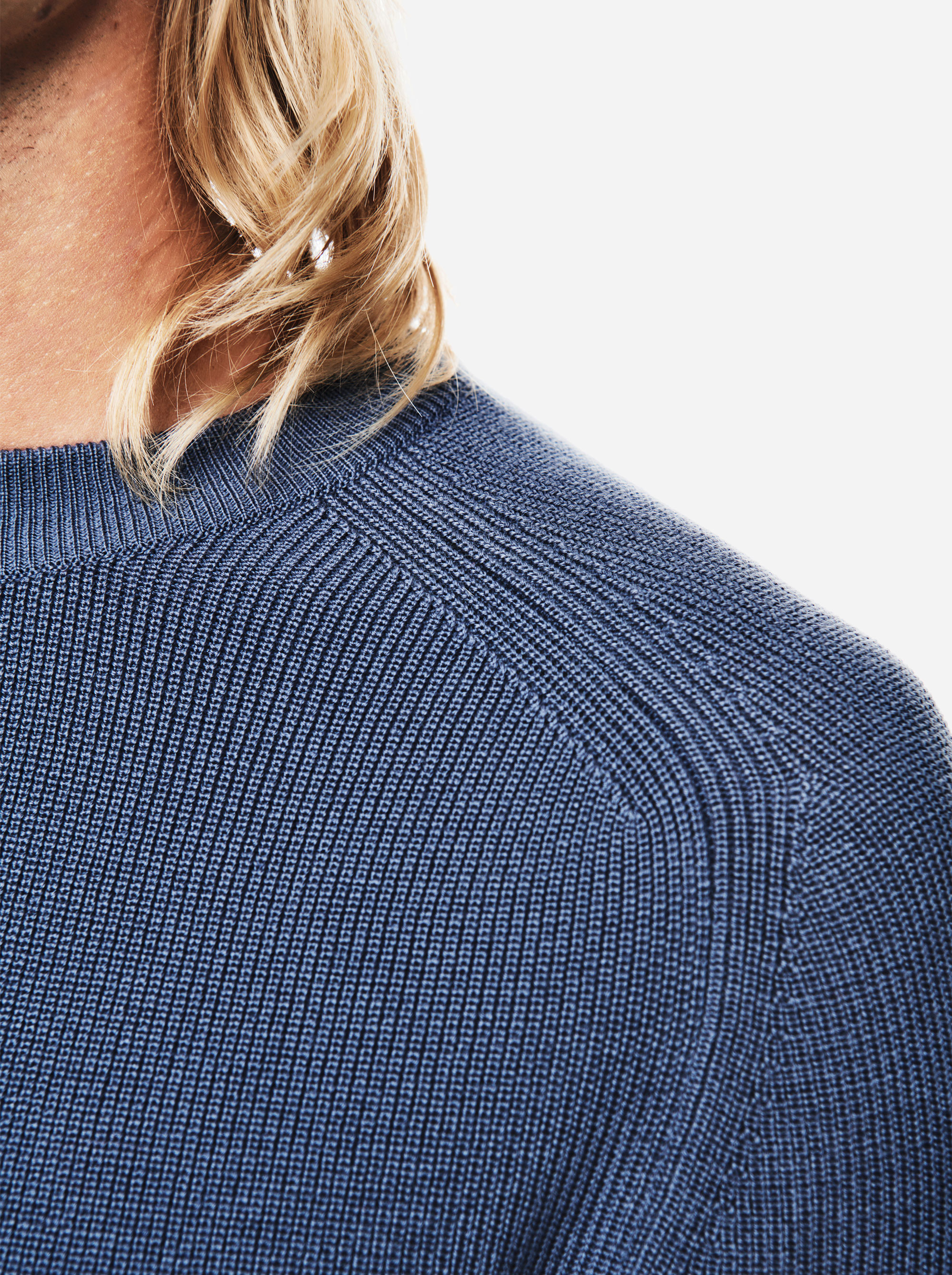 Teym - The Merino Sweater - Men - Sky blue - 3