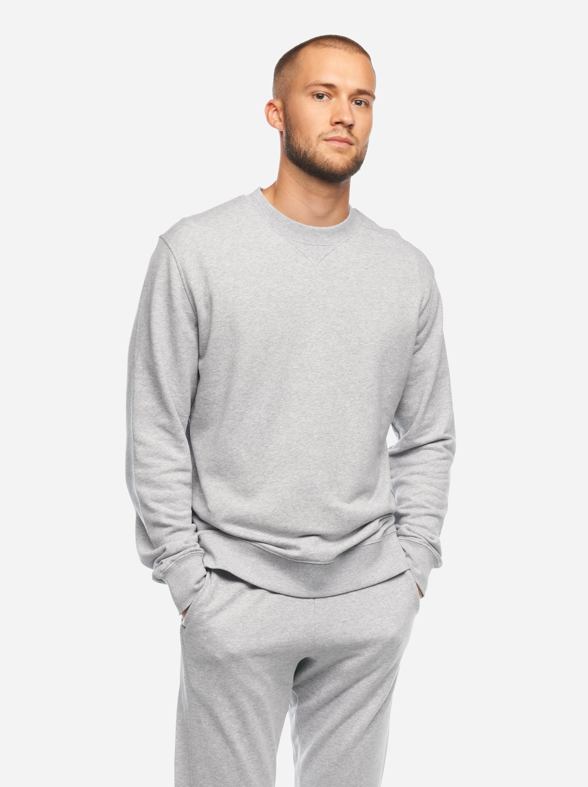 Teym - The Sweatshirt - Men - Grey - 1