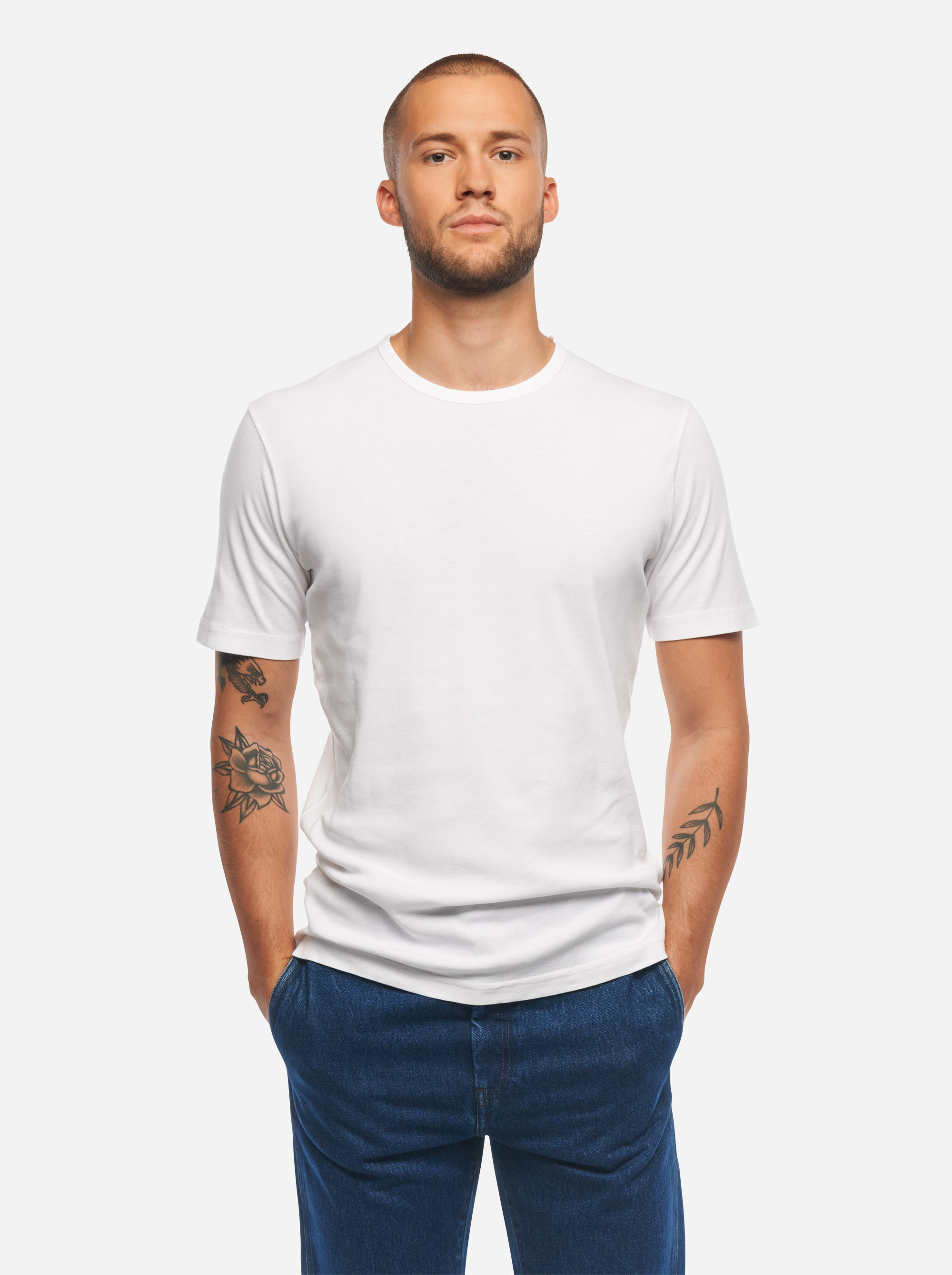 Teym - The T-Shirt - Men - White - 1