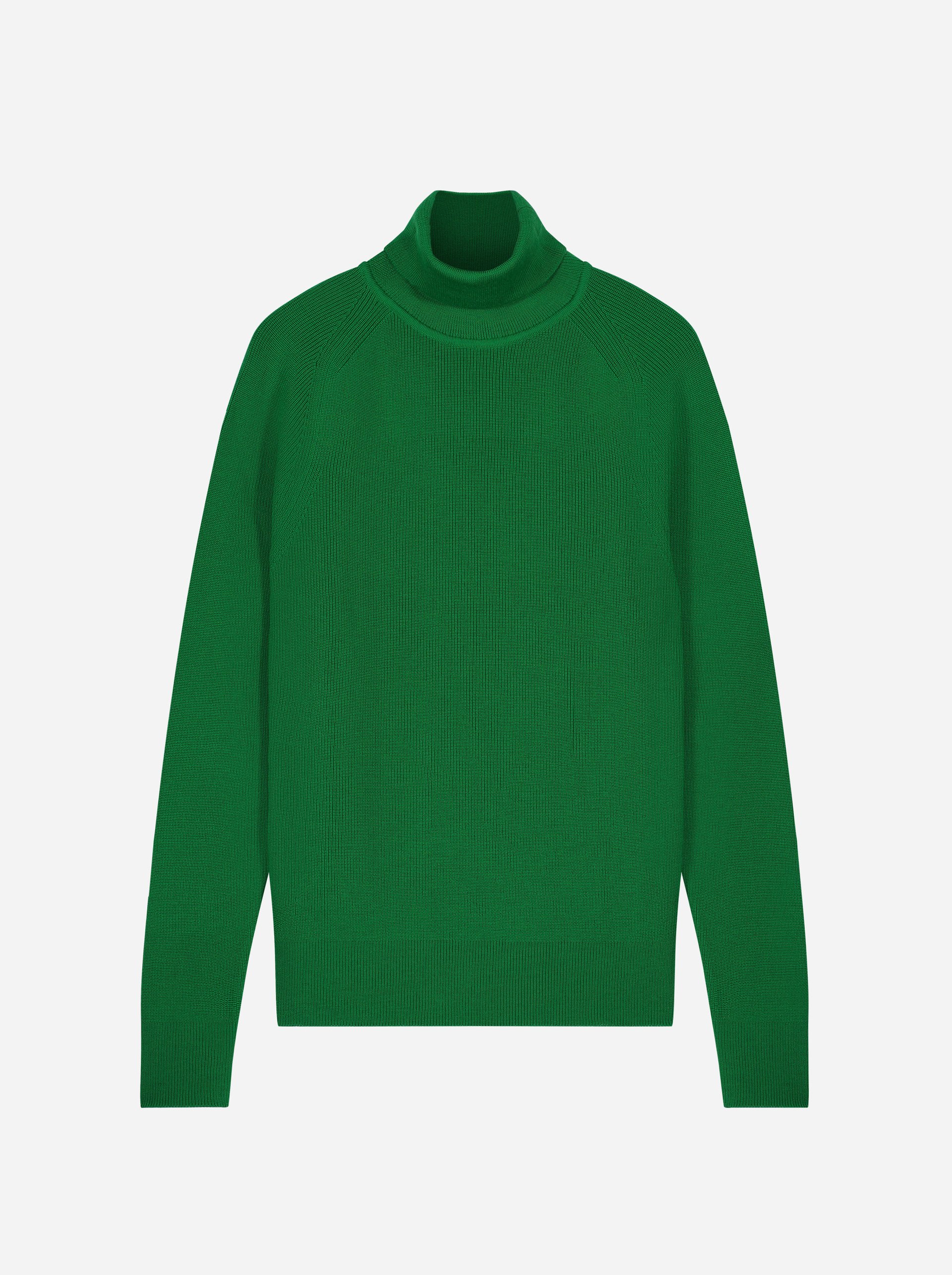 Teym - Turtleneck - The Merino Sweater - Men - Bright Green - 4