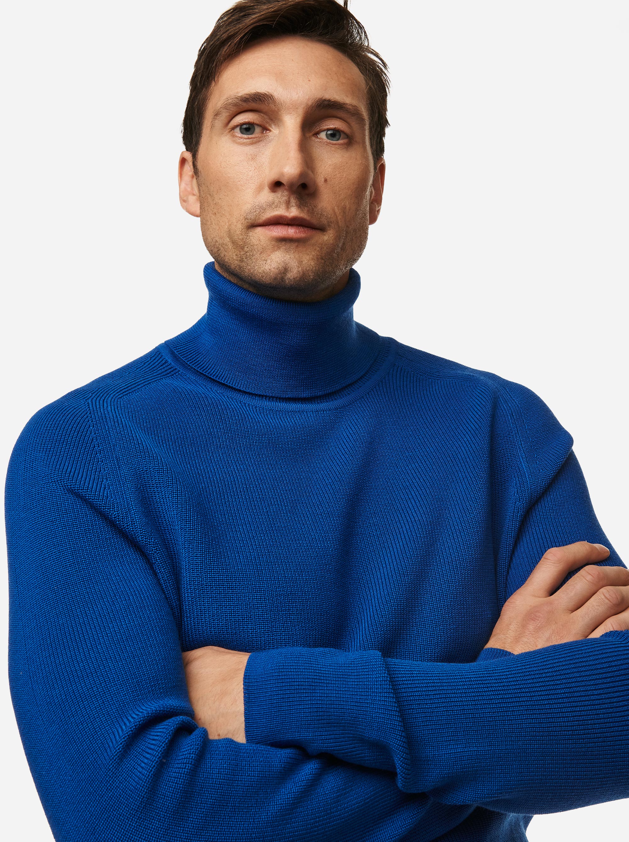 Teym - Turtleneck - The Merino Sweater - Men - Cobalt blue - 3