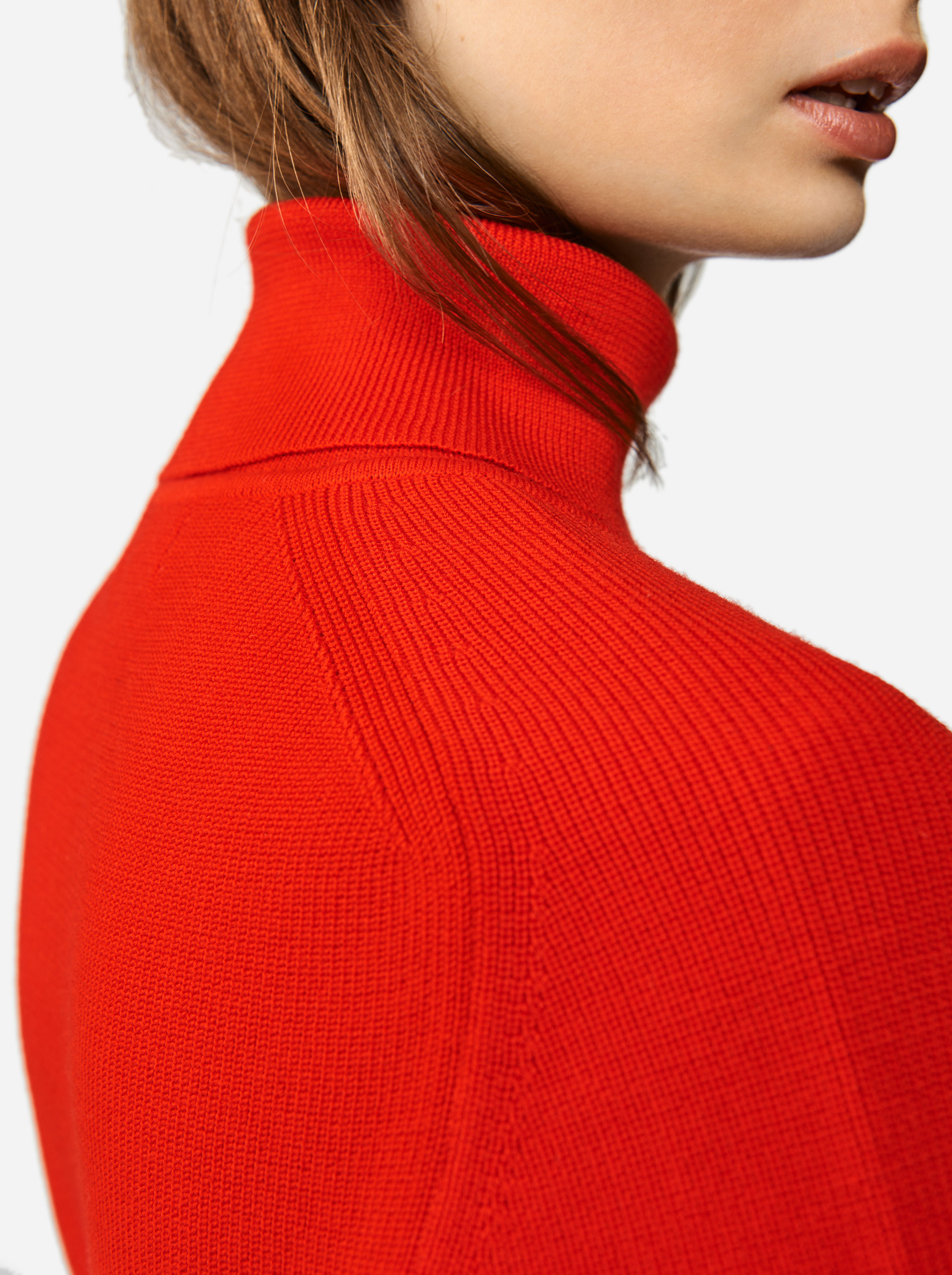 Teym - Turtleneck - The Merino Sweater - Men - Red - 2