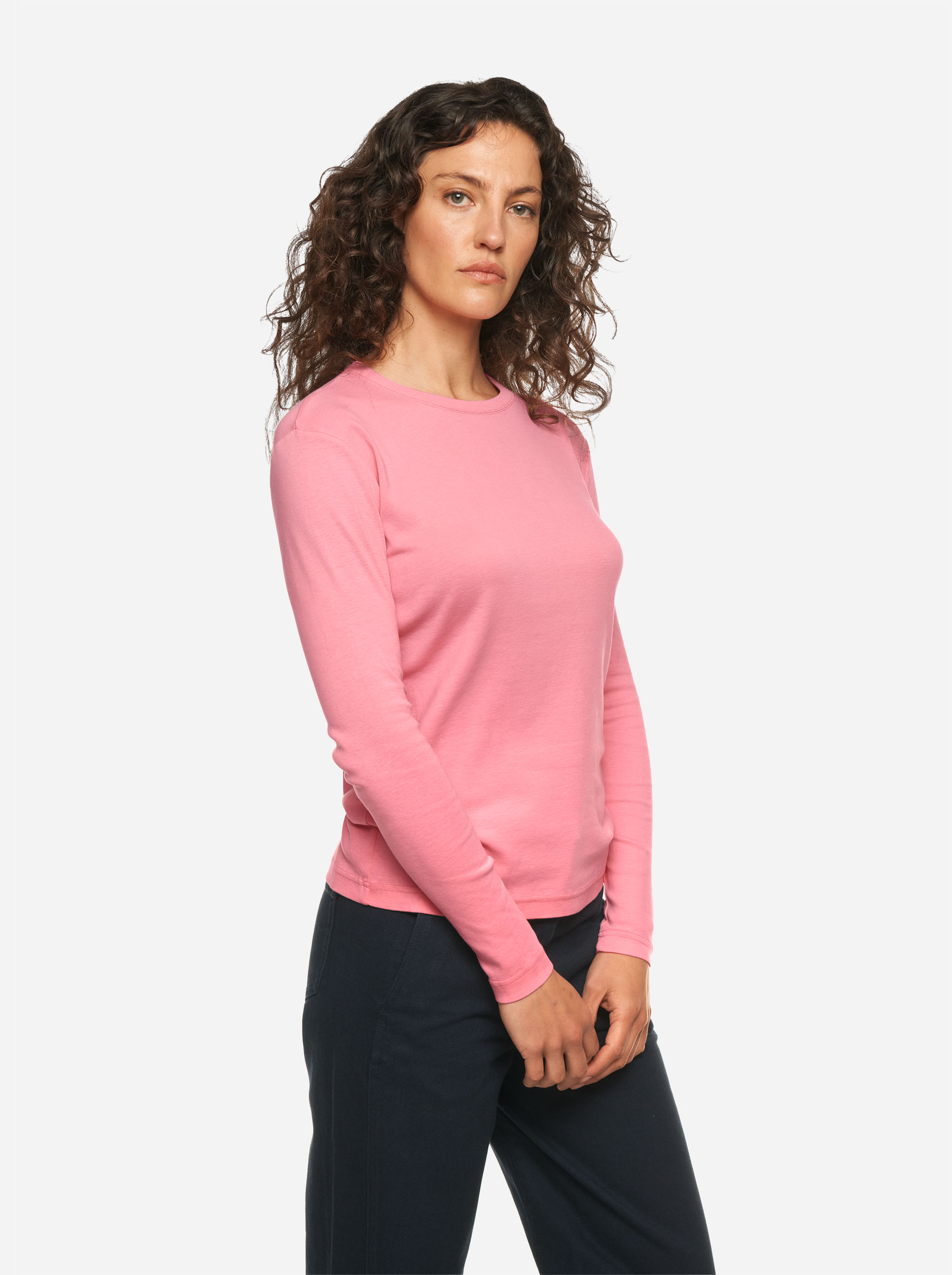 Teym - The Longsleeve T-Shirt - Women - Pink - 2