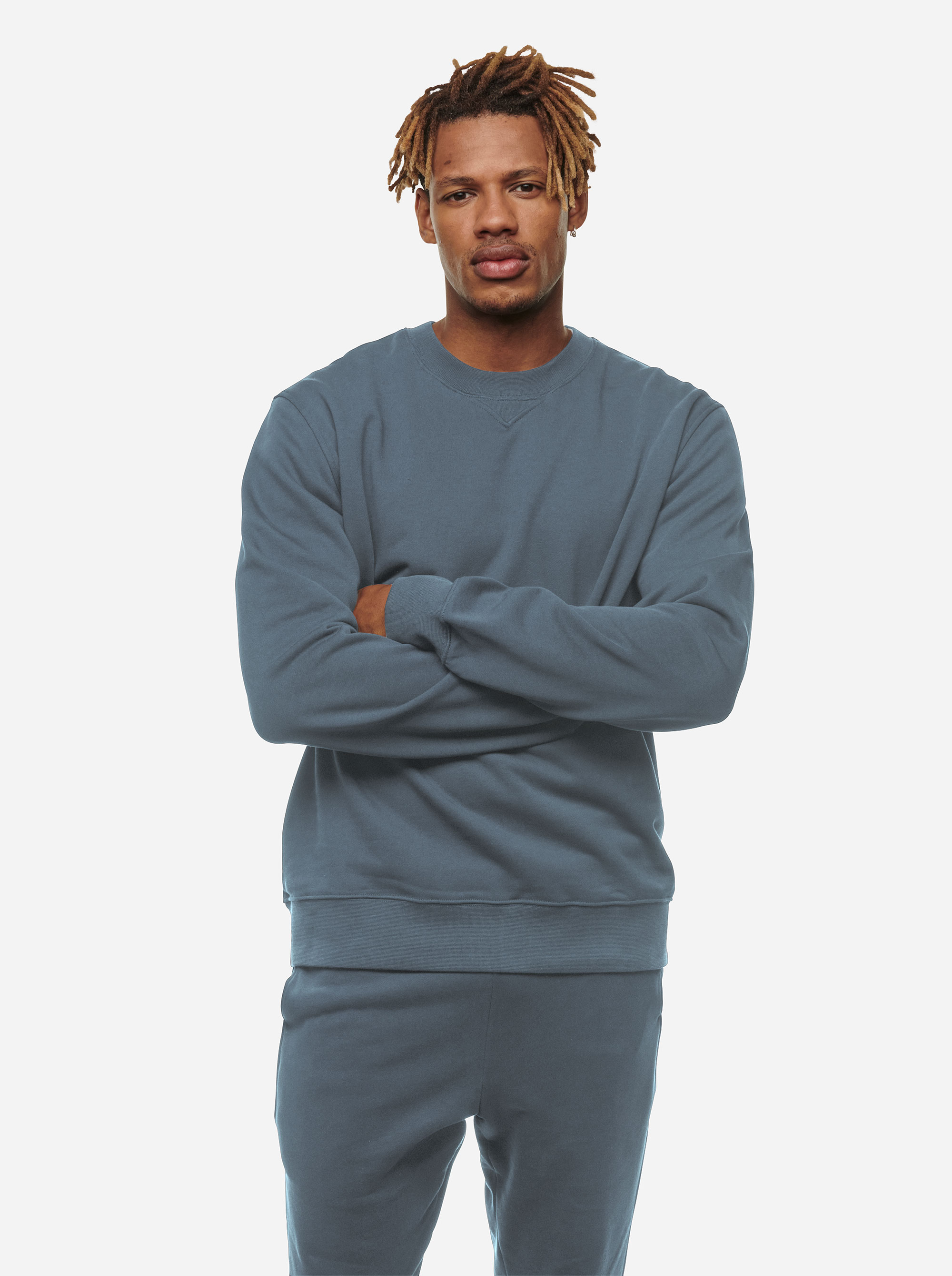 Teym - The Sweatshirt - Men - Blue Grey - 1