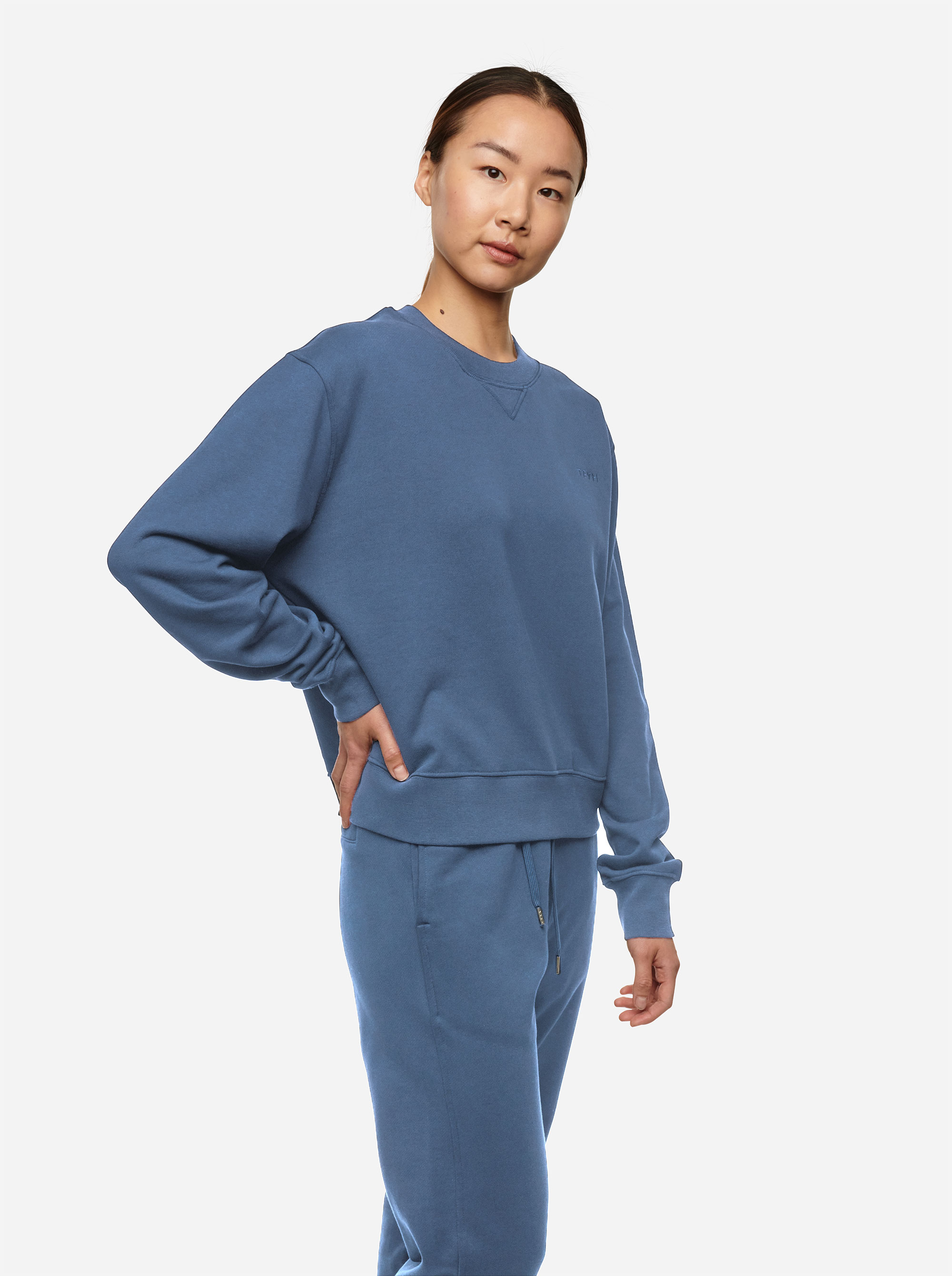 Teym - The Sweatshirt - Blue Grey - Women - 1