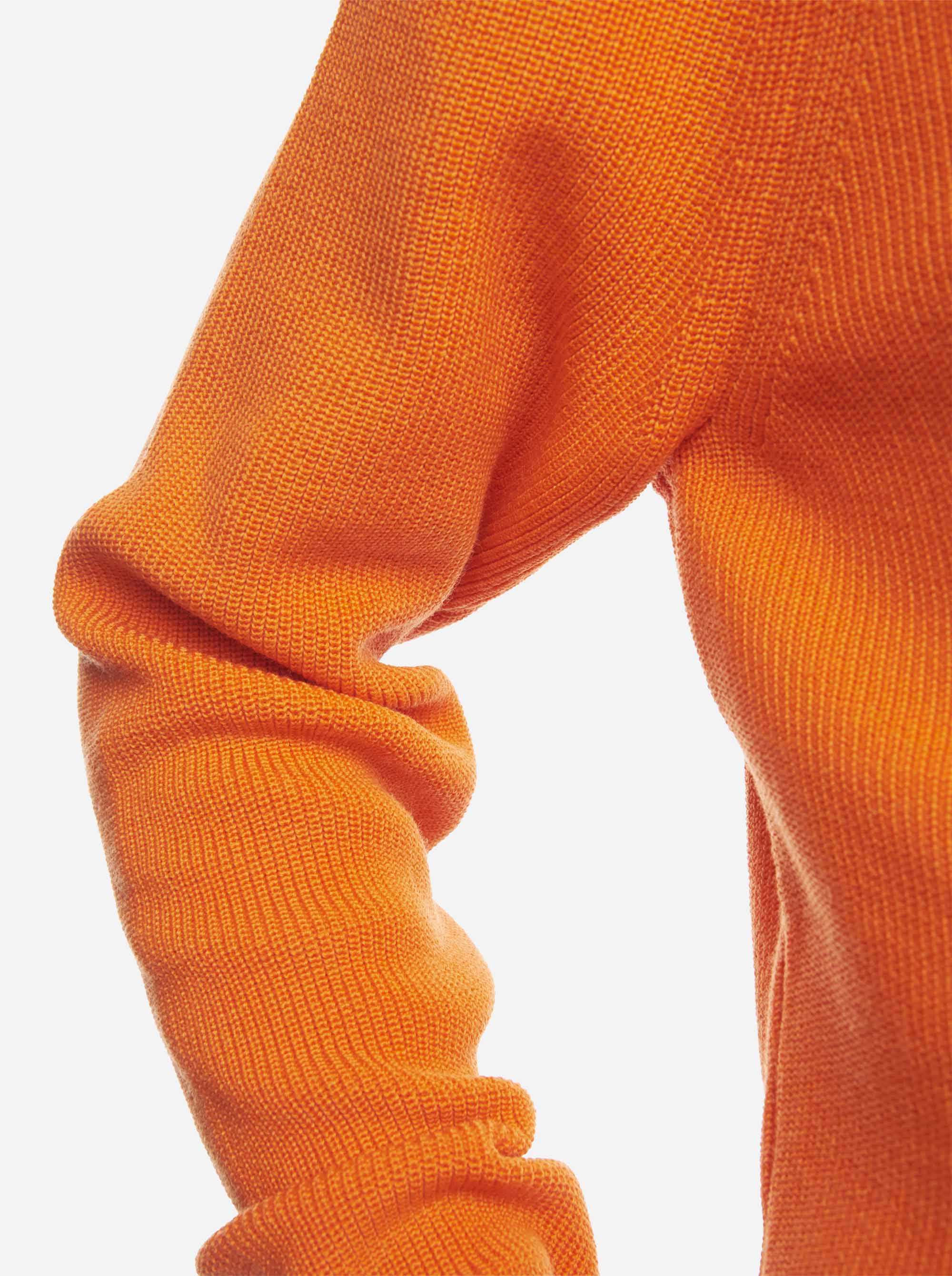 Teym - The Merino Sweater - Crewneck - Women - Orange - 4