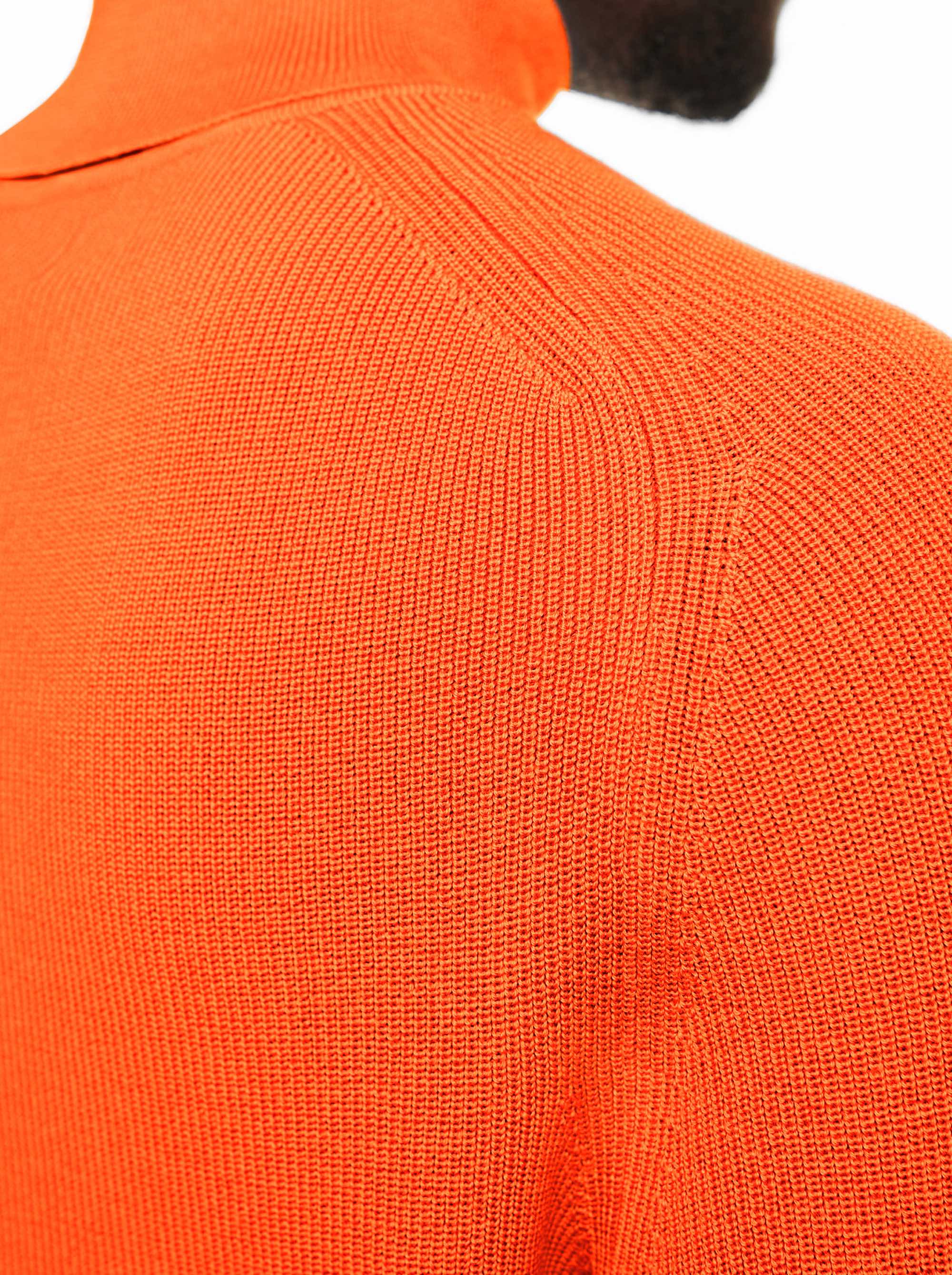 Teym - Turtleneck - The Merino Sweater - Men - Orange