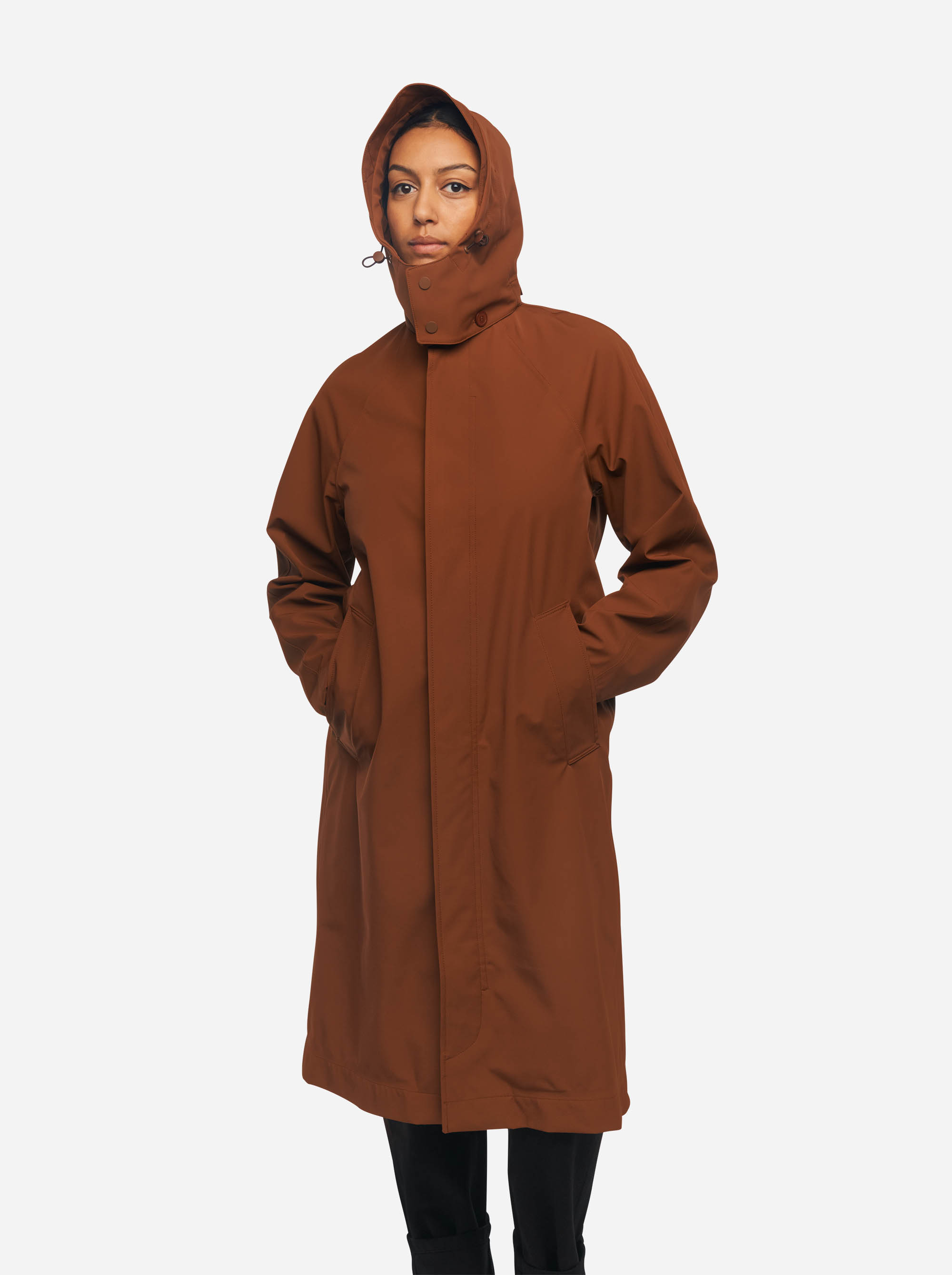 Teym - The Raincoat - Women - Brown - 5