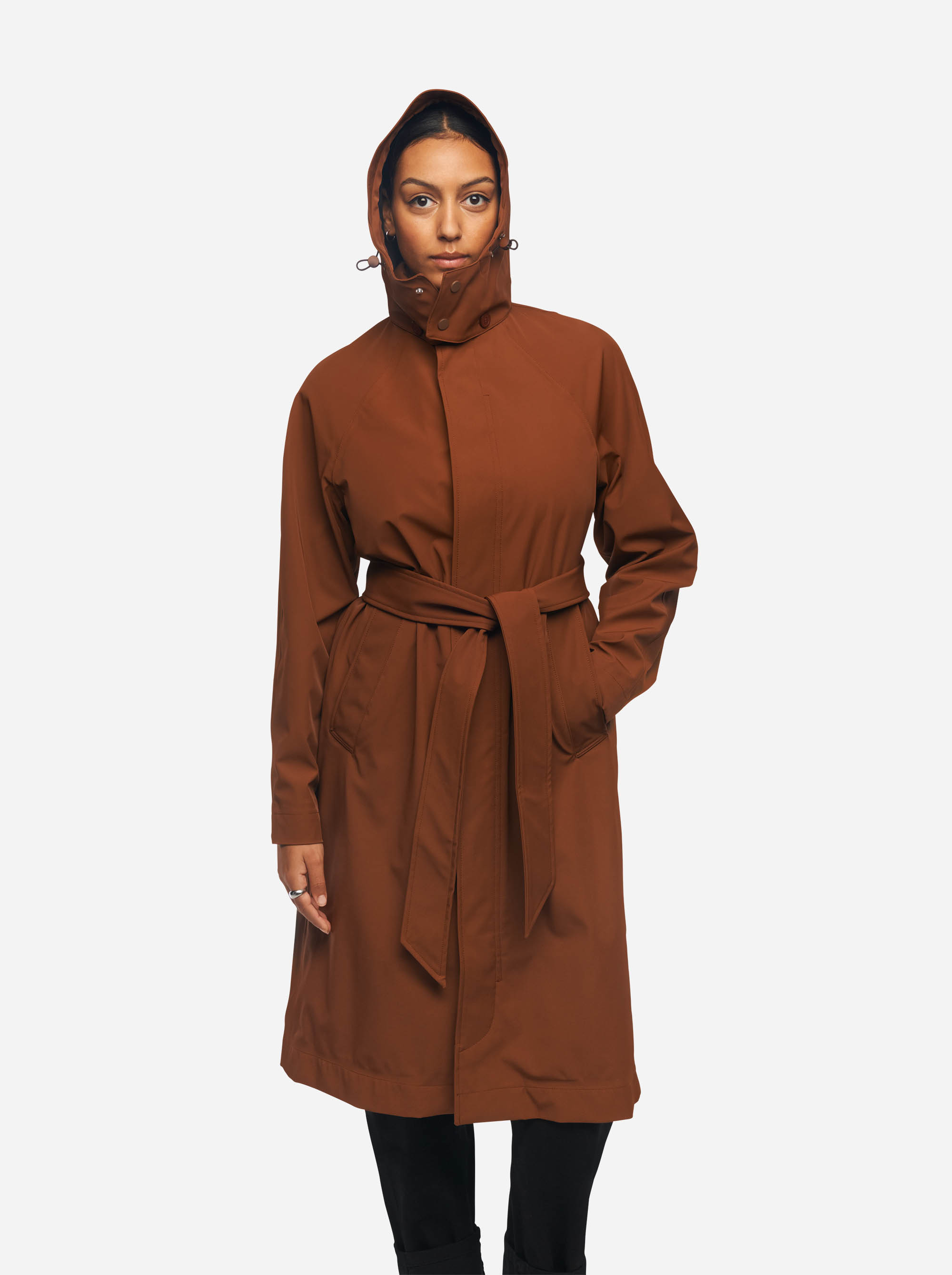 Teym - The Raincoat - Women - Brown - 6