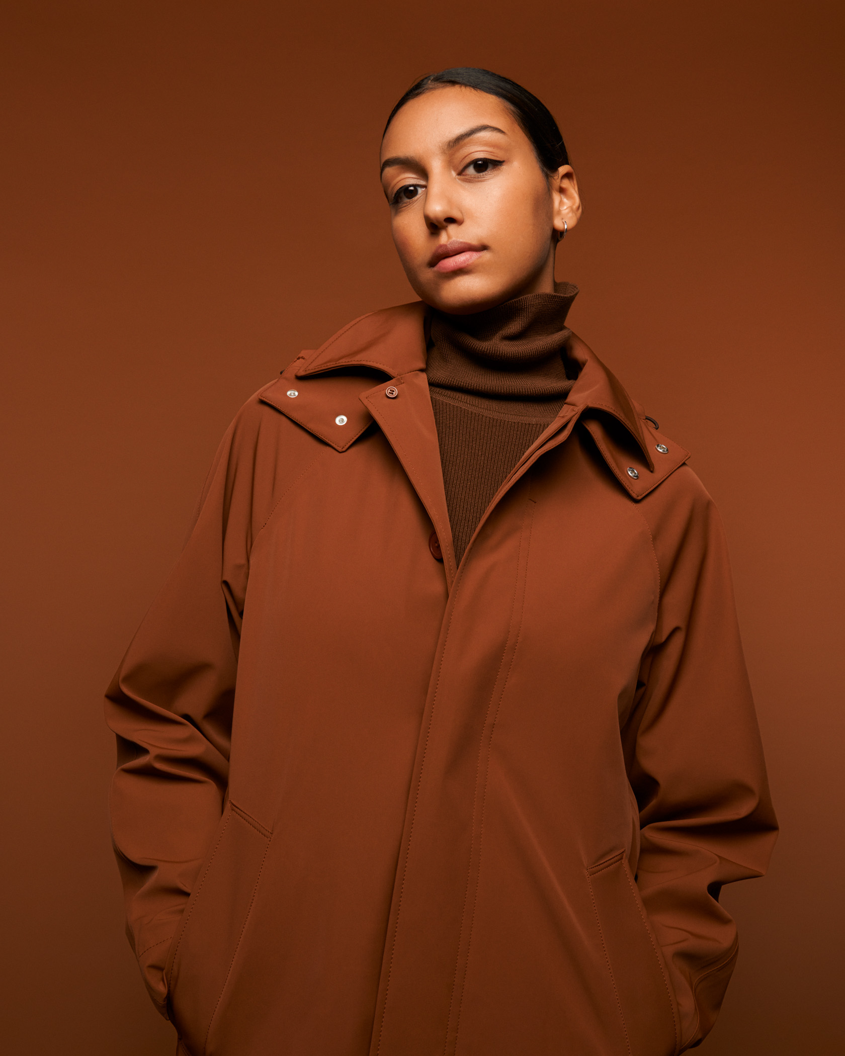 Teym - The Raincoat - Women - Brown - Photo - Text - Block - Collection page